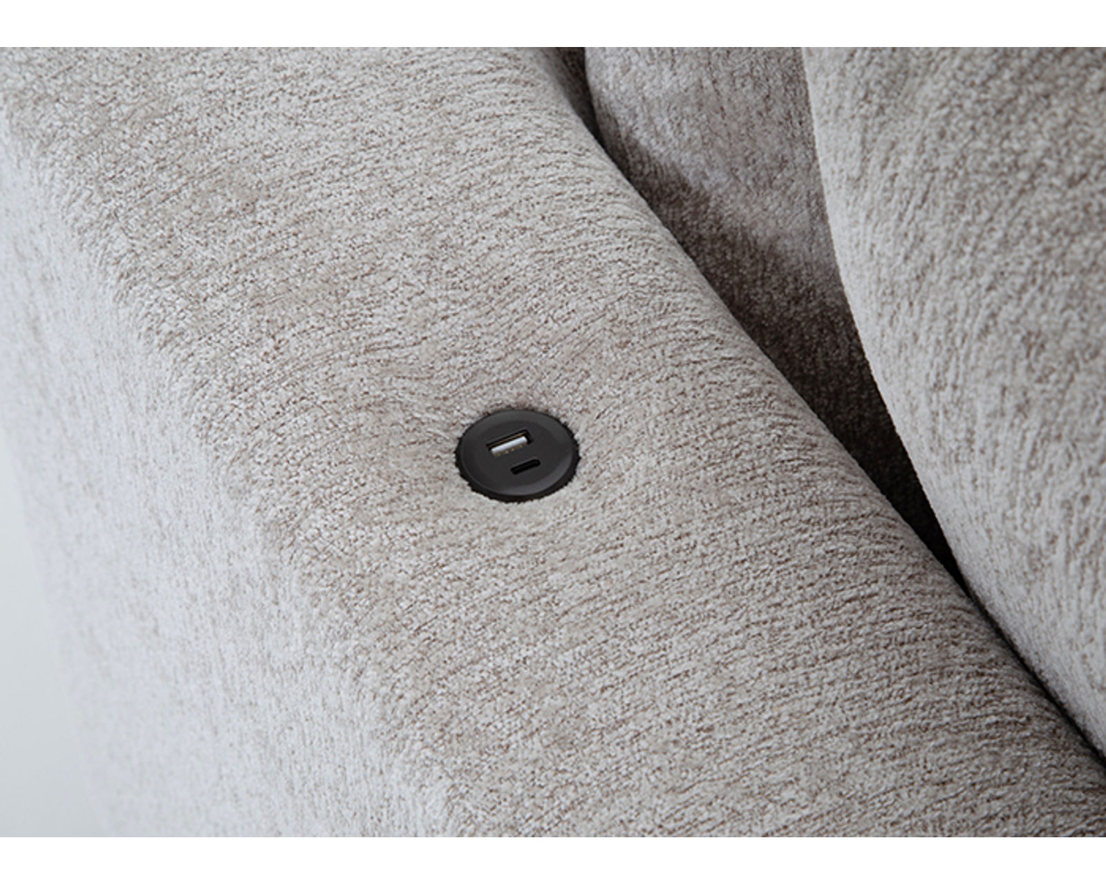 Pollock 965 Modular EXTRA Deep Seating Sectional (So Deep, It’s Almost a Bed) - USB Charging Built Into the Arms of the Left and Right Facing Chairs
