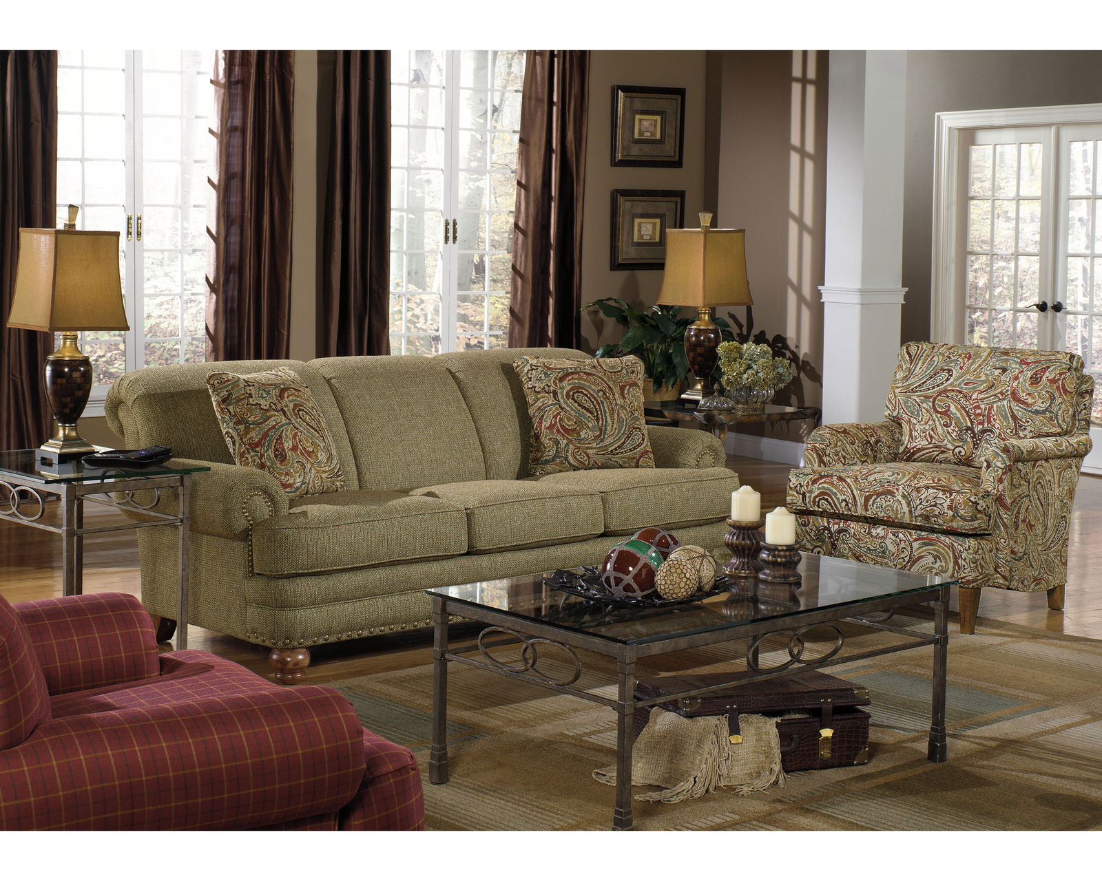 Theodore 88" Stationary Sofa (Performance fabrics) 728150 - Buy the sofa or enjoy the entire room