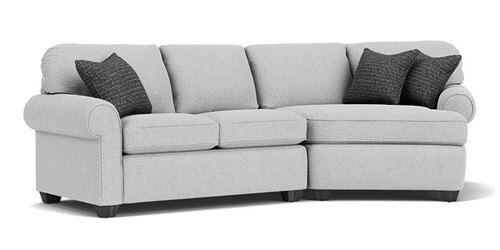 Layout A:  Two Piece Sectional 123" x 62"