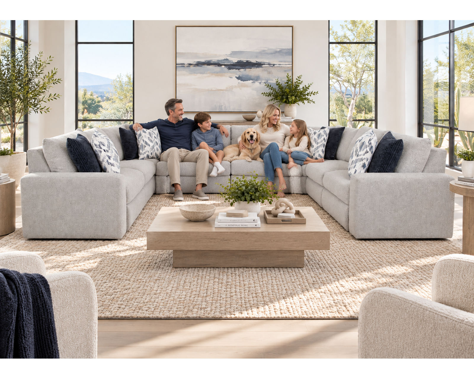 Toronto 400 Modular Wide-Seat Power Reclining Sectional (Wide-Seat Comfort. Power Reclining. Designed Around You) 3 colors - Make More Room for Comfort.