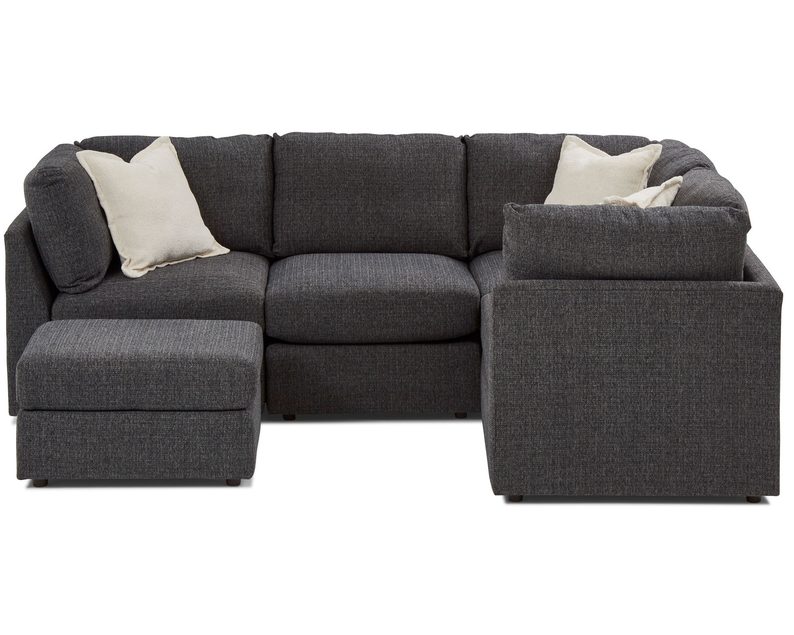 Jelsea Modular Sectional (+100 fabrics) - Layout K: Four Piece Sectional (Ottoman Not Included) 99.5" x 69"