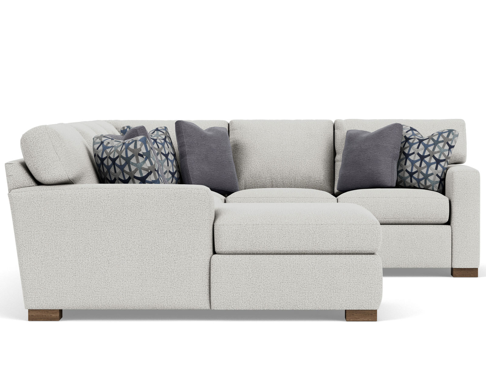 Bryant 7399 Sectional (+100 fabrics) - Sectional Layout F: Flexsteel first year warranty covers everything (product and labor)