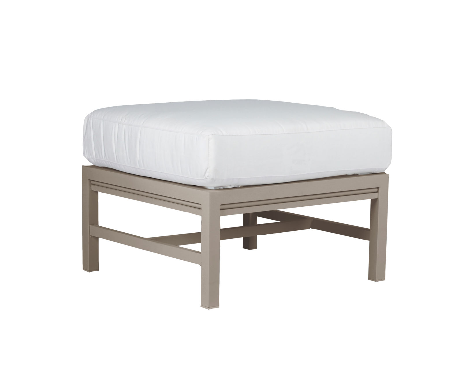 Willow Outdoor Sofa (110 fabrics - 8 metal finishes) - Willow Spring Ottoman