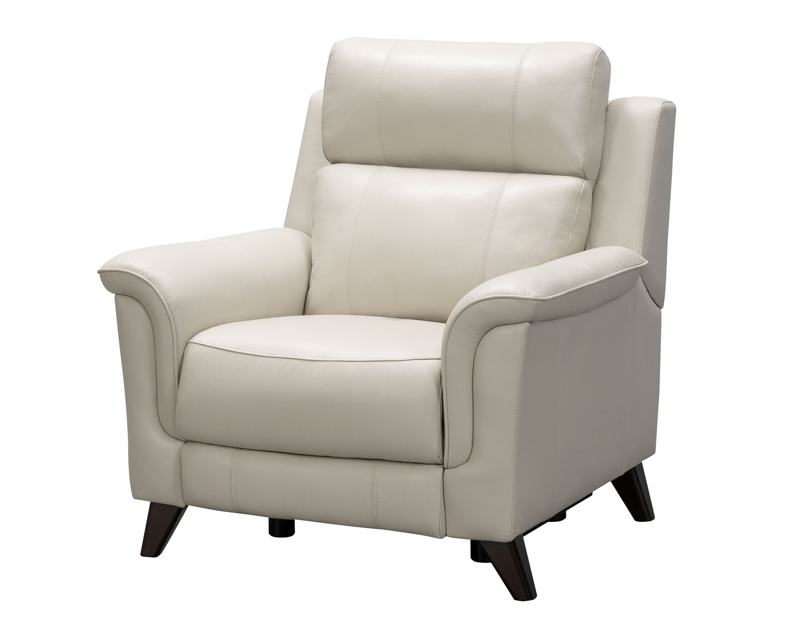 Kester Leather Power Headrest Power Recliner (Cream) In stock - Includes Power Headrest - Power Recline