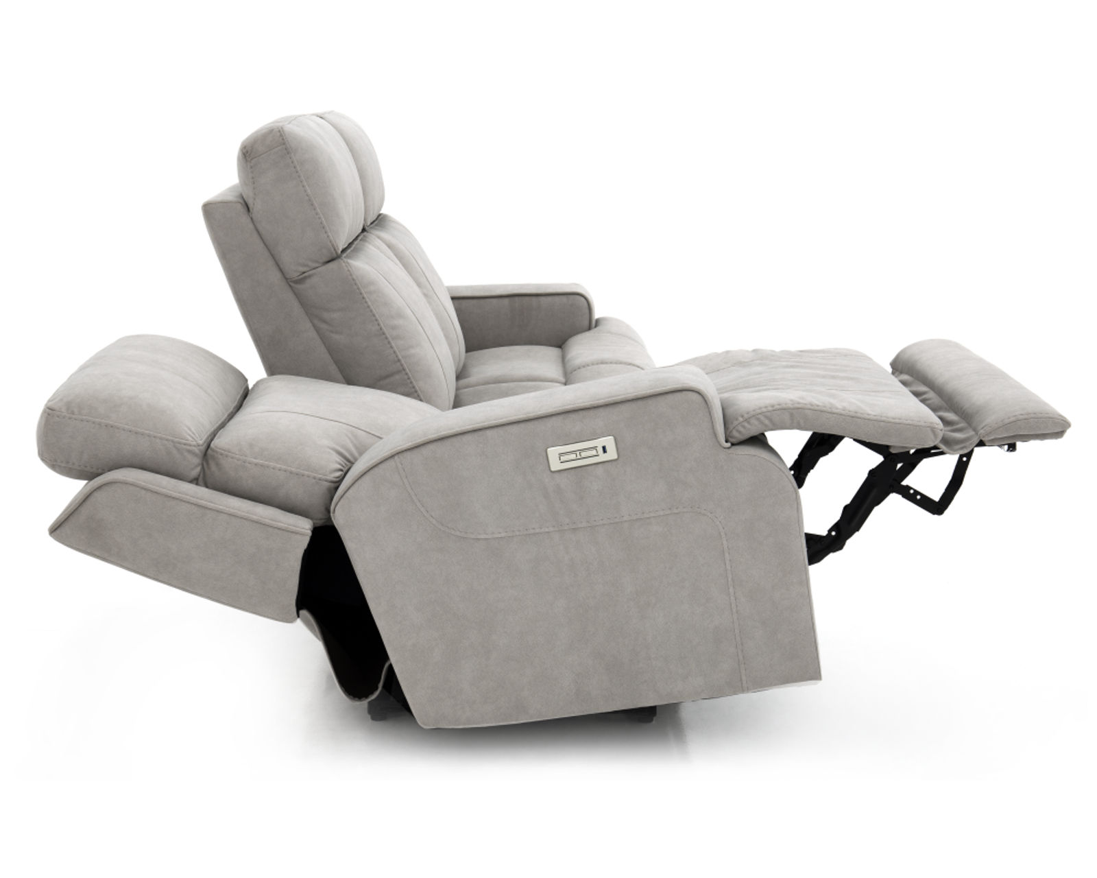 Ashbee 89" Zero Gravity Sofa w/Power Recline, Power Head Rests & 3" Footrest Extension (Dove) In stock