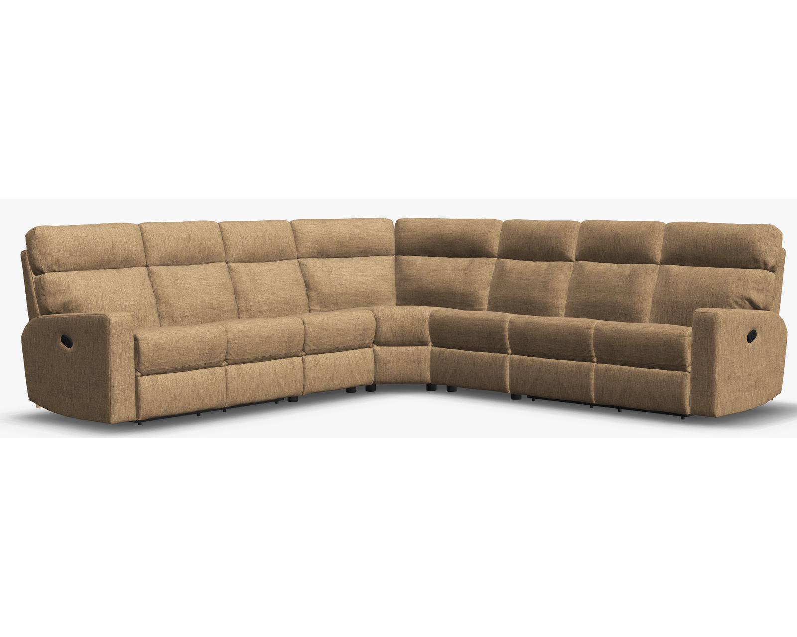 Oakwood 41049 Reclining Sectional (50+ fabrics) - Layout C: Five Piece Reclining Sectional 137" x 137"