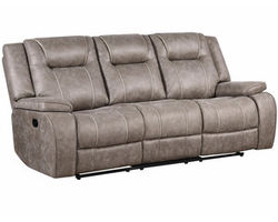 Blake 88" Dual Reclining Sofa (Performance fabric) In stock - Free shipping