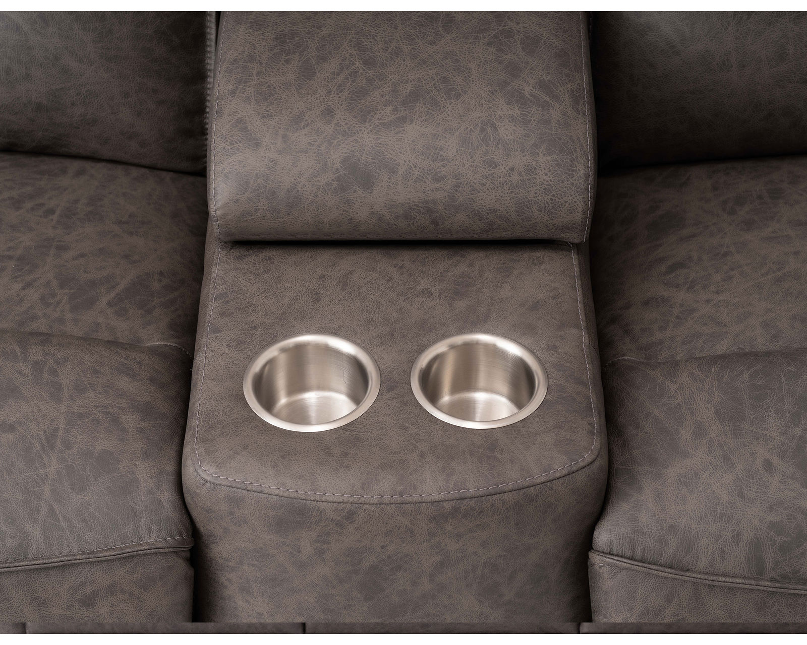 Oakley 41187 Power Headrest Power Reclining Sofa (86") +50 fabrics - Console Reclining Loveseat features metal cupholders and storage