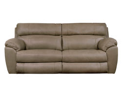 Costa 91" Wide Seat Lay Flat Leather Reclining Sofa (two colors)