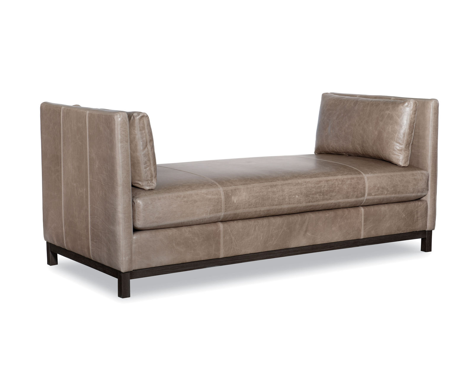 Rochelle 80" Leather Daybed Sofa (+45 leathers) - Rochelle Leather Daybed