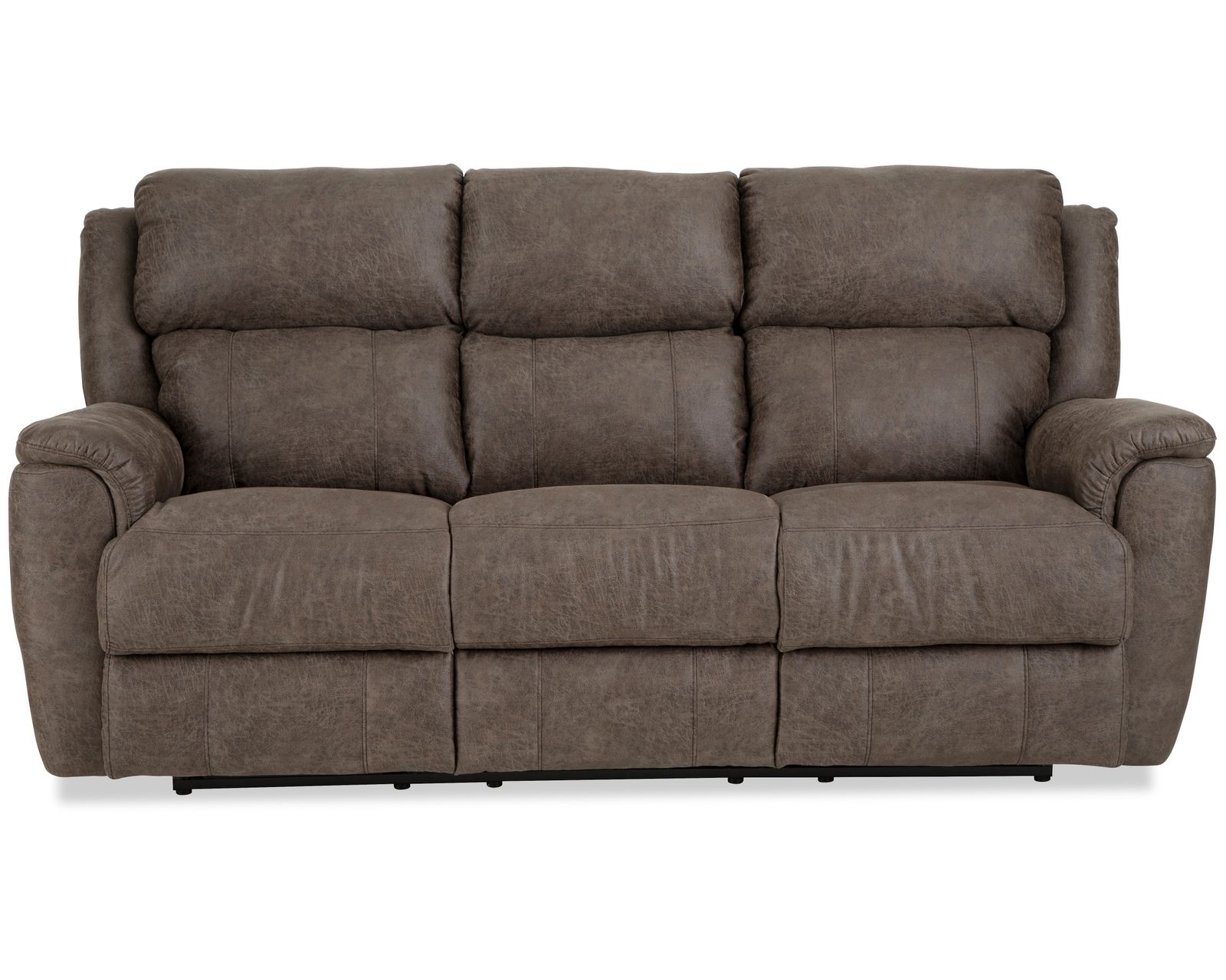 Laurel 88" Double Reclining Sofa (In stock) - Laurel 88" Reclining Sofa with Drop Down Table