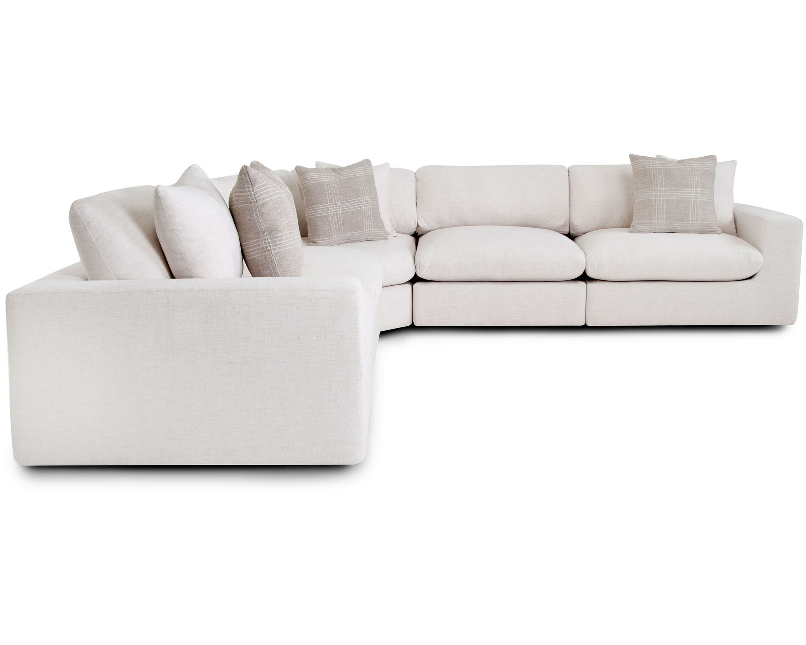 Darcy 972 Stationary Sectional - Layout A: Five Piece Sectional 117" x 117"