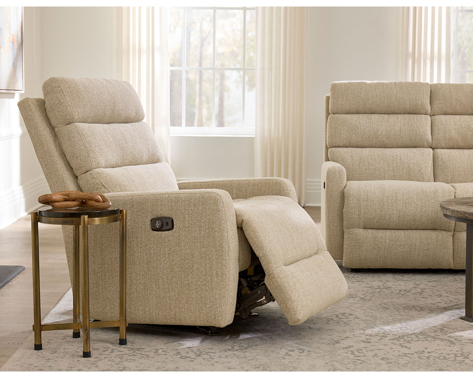 Kristisha 78" Reclining Sofa (+130 fabrics) - Customize in over 100 standard and performance fabrics