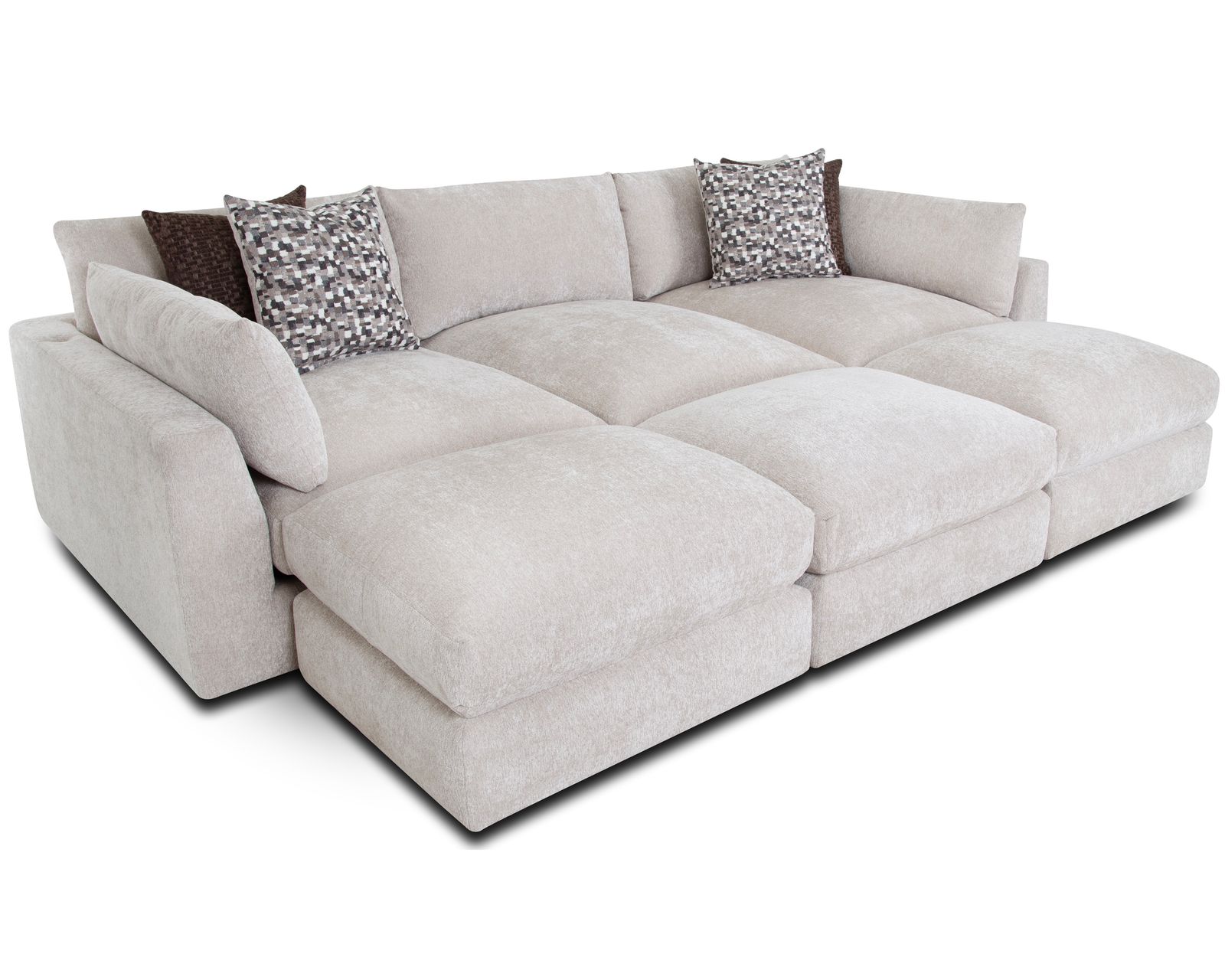 Pollock 965 Modular EXTRA Deep Seating Sectional (So Deep, It’s Almost a Bed)