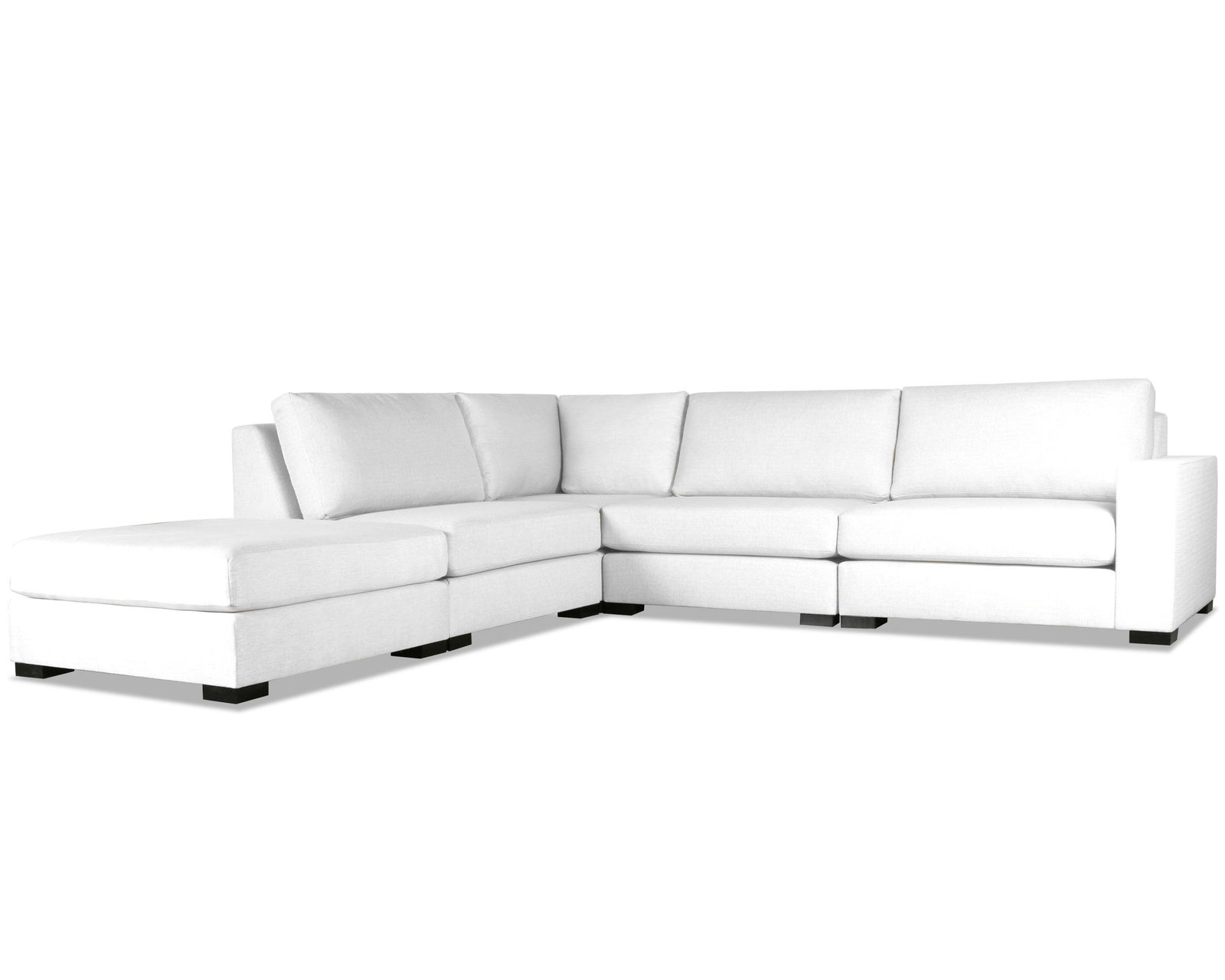 Veranda 5 Pieces Modular Sectional A (Choice of Colors) - Veranda 5 Pieces Modular Sectional in White