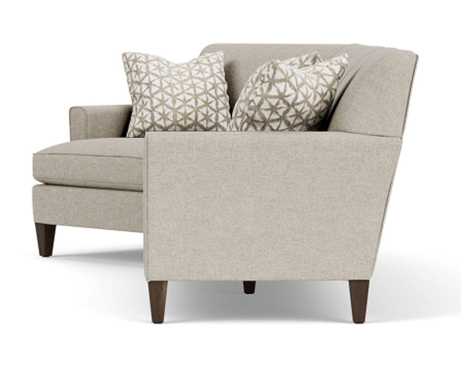 Digby 5966 Sectional (100+ fabrics) - Sectional Layout N:   Commercial quality furniture grade plywood frames