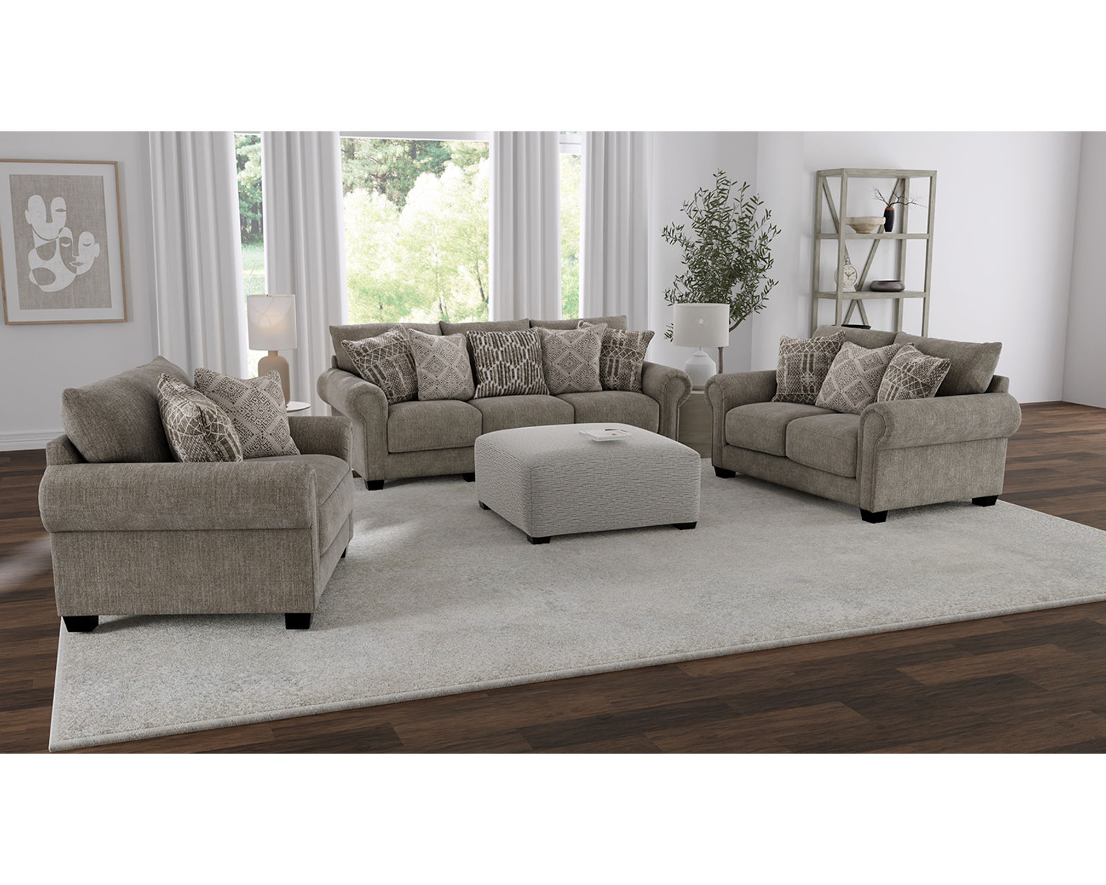 Barrett 96" Oversized Sofa (2 Colors-Performance Fabric)  - Furniture That Feels Like Home.