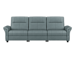 Melbourne 105" Power Reclining Sofa Ocean (Modern Scandinavian Style. Power Comfort Made for Living) IN STOCK