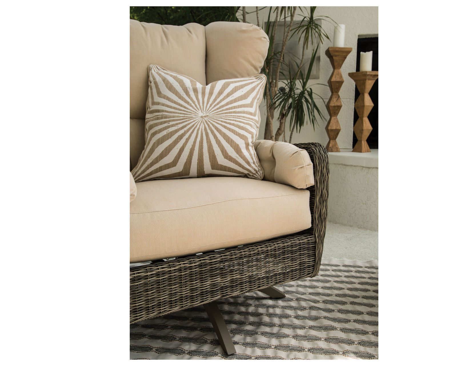 Cocoon High Back Swivel Chair and Ottoman - Made to order fabrics - Cocoon High Back Swivel Lounge Chair