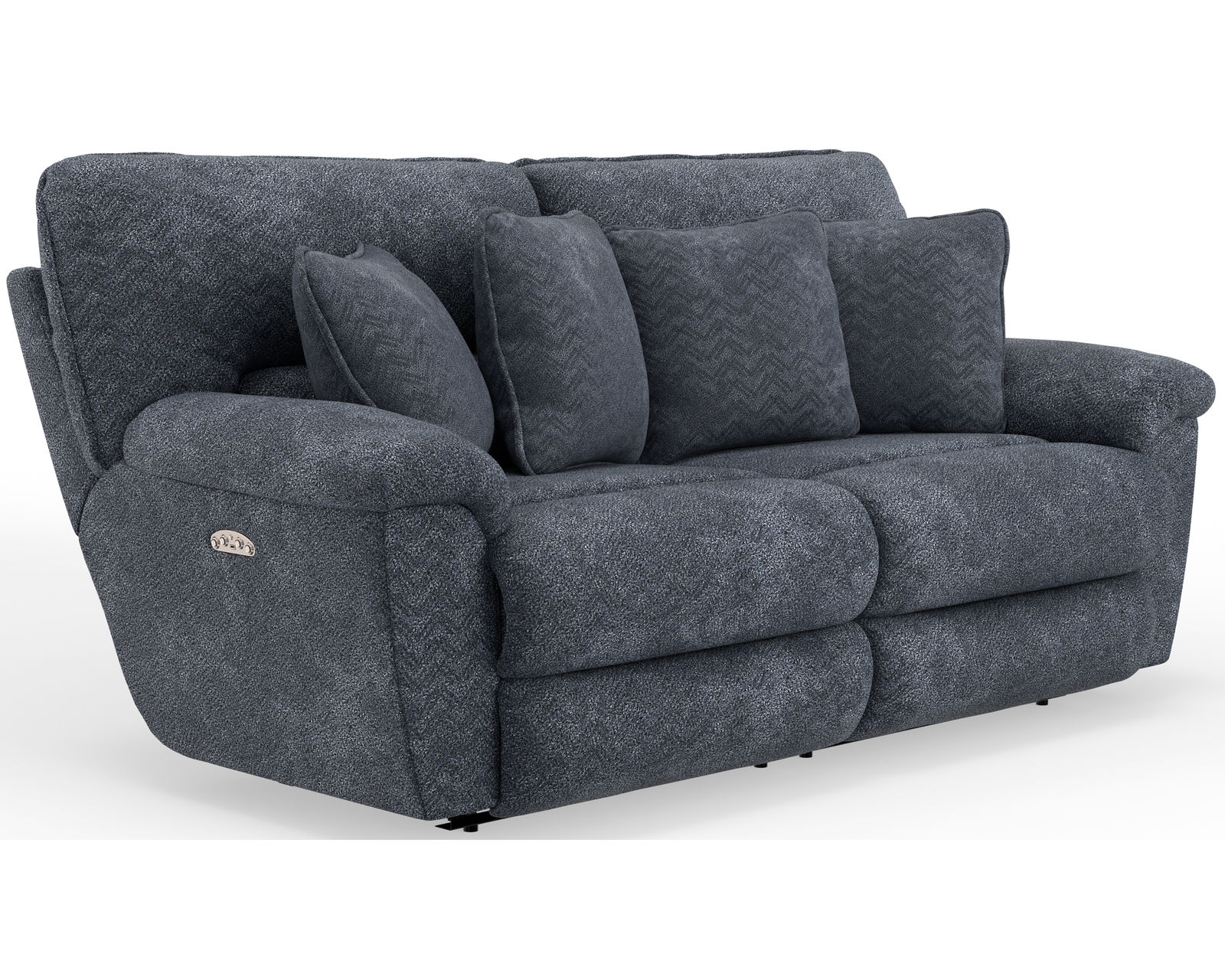 Paxon 90" Power Reclining Sofa with Power Headrests & Deep Seat Recline - 400 lb. per seat (includes pillows) - Paxon 148 Power Headrest Power Reclining Sofa (90")