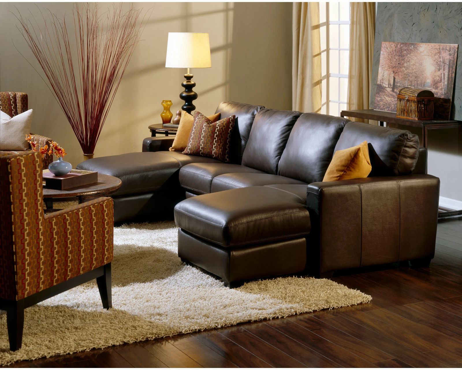 Westend 77322 Sectional (+100 leathers) - Layout A: Three Piece Sectional 106" x 60"