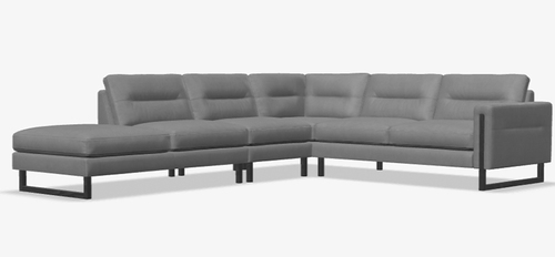 Layout J: Four Piece Sectional 128" x 103"