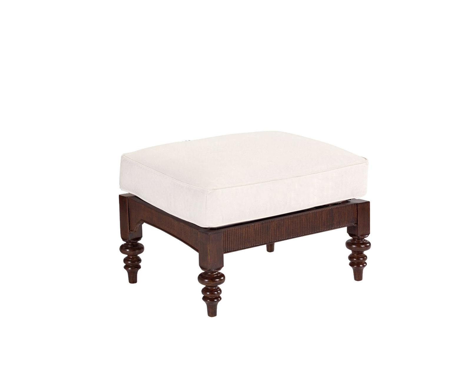 Hemingway Chesterfield Livingroom (Made to order fabrics) - Hemingway Morris Canted Ottoman