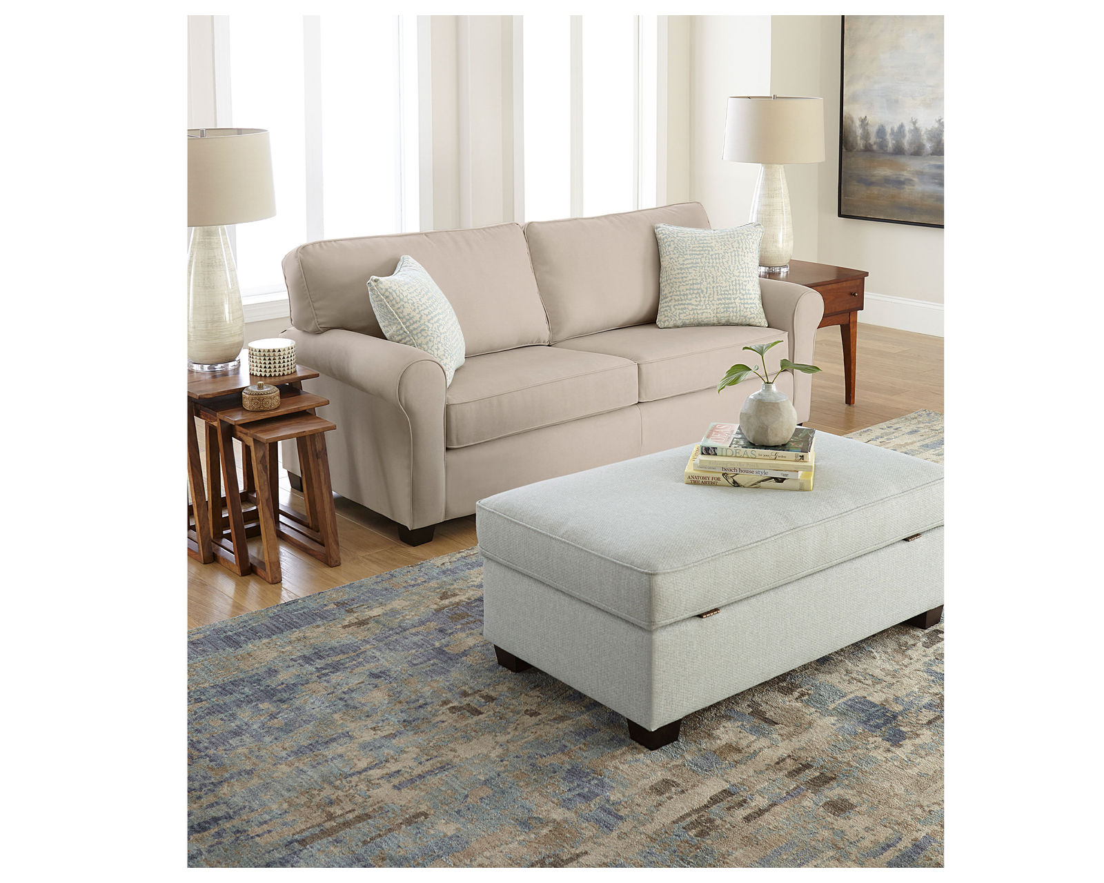 Shannon Twin - Full - Queen Sleeper (+140 fabrics) - Shannon Queen Size Sleeper