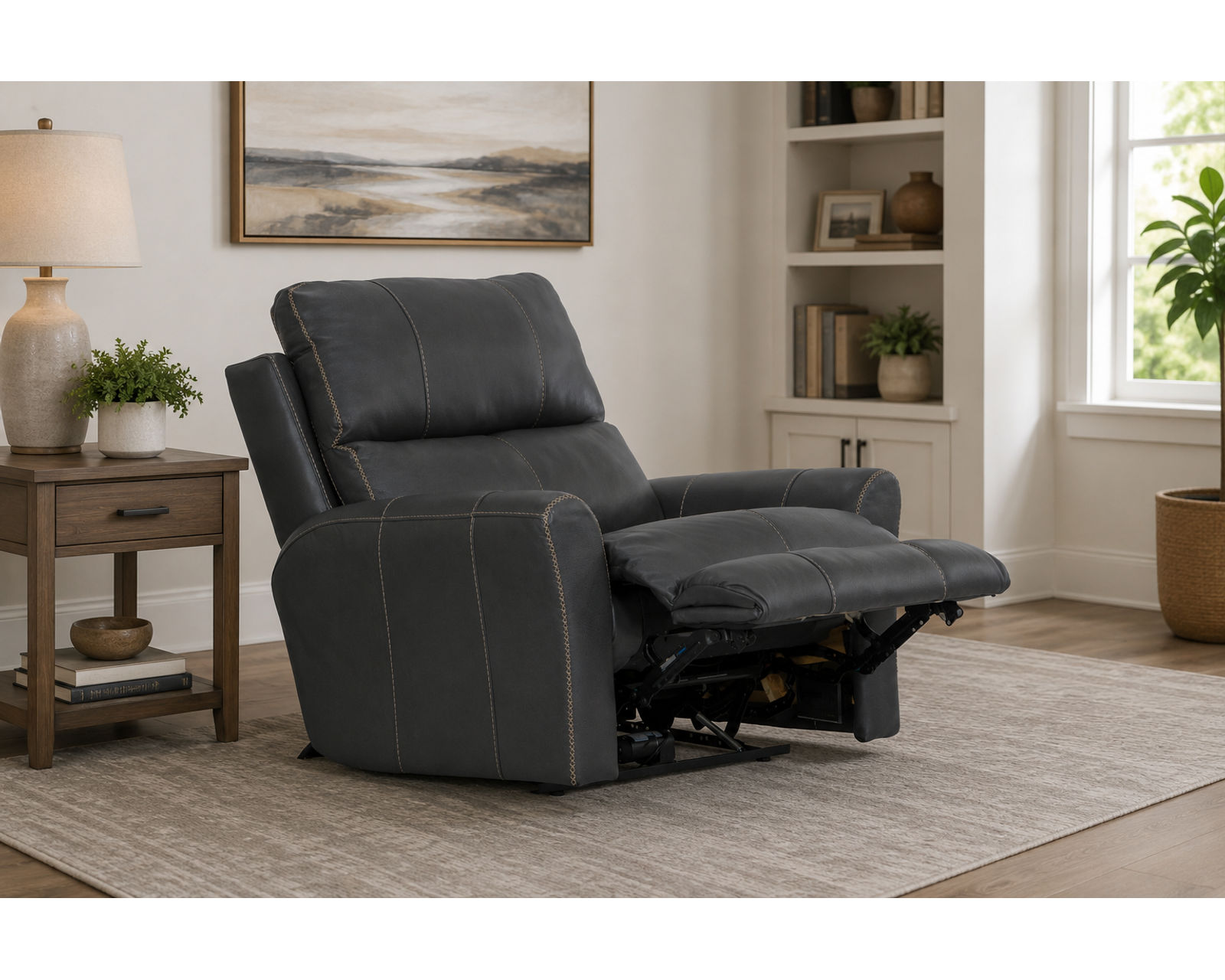Fredda 82" Power Headrest Power Reclining Leather Sofa Lay-Flat Relaxation, Zero Gravity Comfort & Premium Italian Leather - two colors - Built for Comfort. Designed to Last.