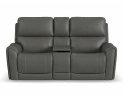 Carter 1587 Triple Power Reclining Console Loveseat (+2 colors)  - In stock - Zero Gravity