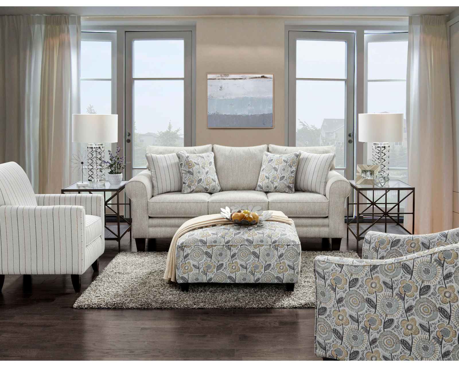 Vandy Heather 88" Sofa 1140 (Includes pillows) - Entire room available and on sale!