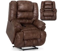 Stockton 4468 Big Man's Power Headrest Power Lift Recliner – 500 lb. Capacity (Big Man Comfort. Lay-Flat Relaxation)