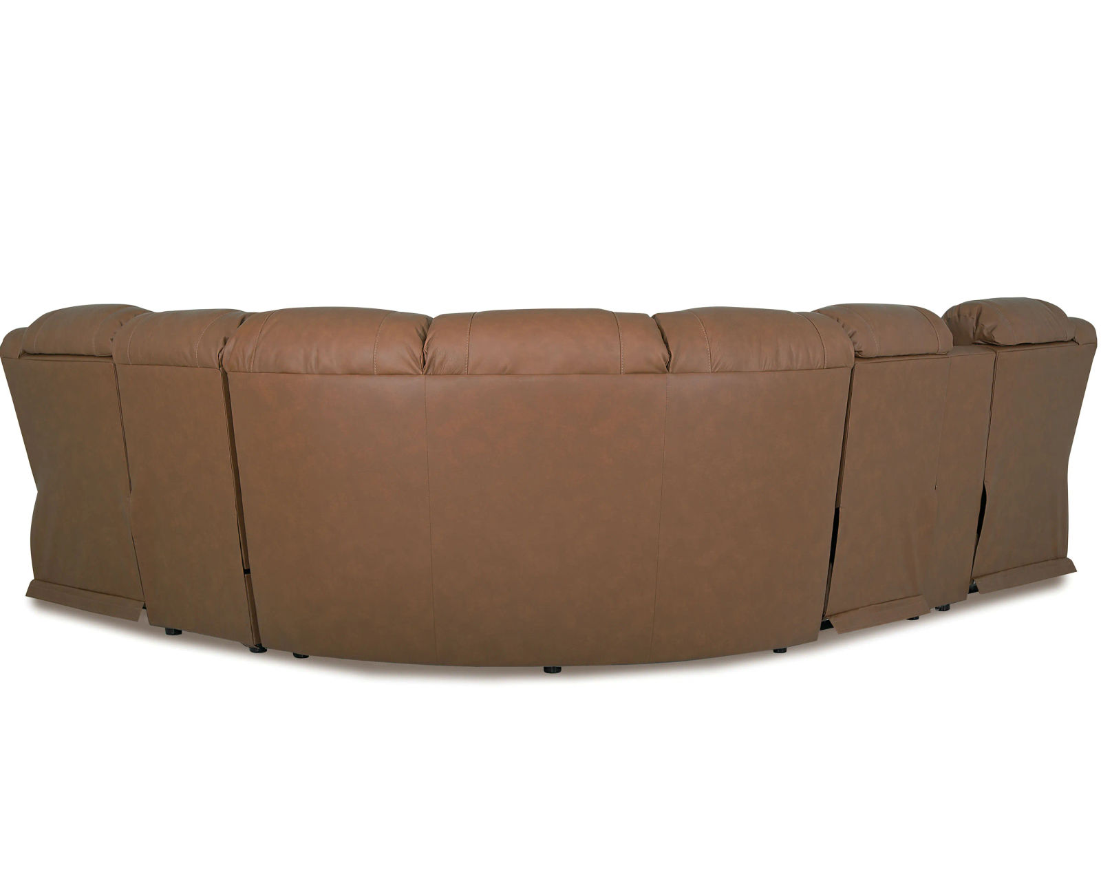 Leighton 41063 Power Headrest Power Reclining Sectional (+100 leathers) - Layout A: Six Piece Sectional 123" x 110" (2 recliners)Layout C: Five Piece Sectional 110" x 110" (2 recliners)