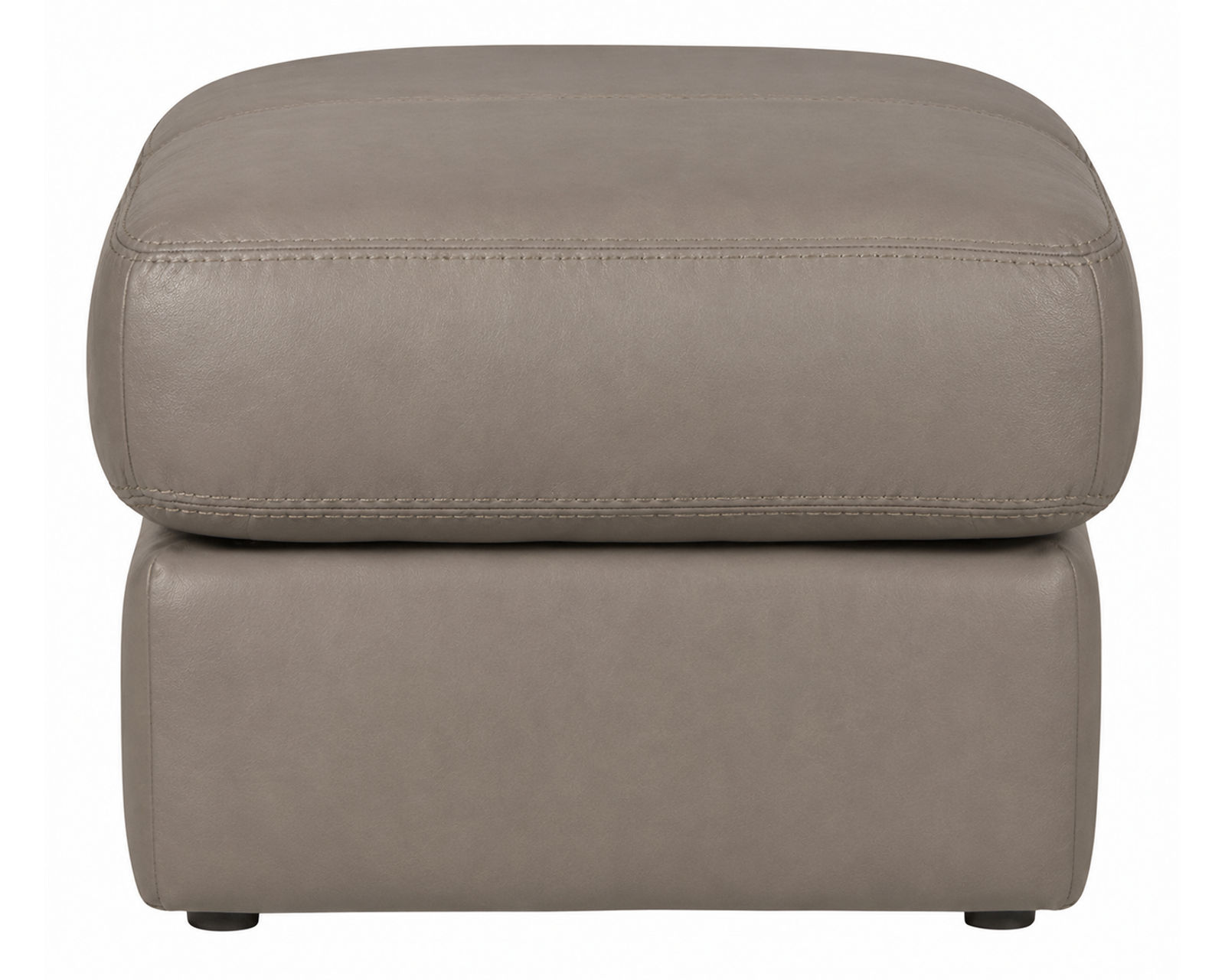 Prato Top Grain Leather Touch 85" Sofa (2 colors) includes pillows