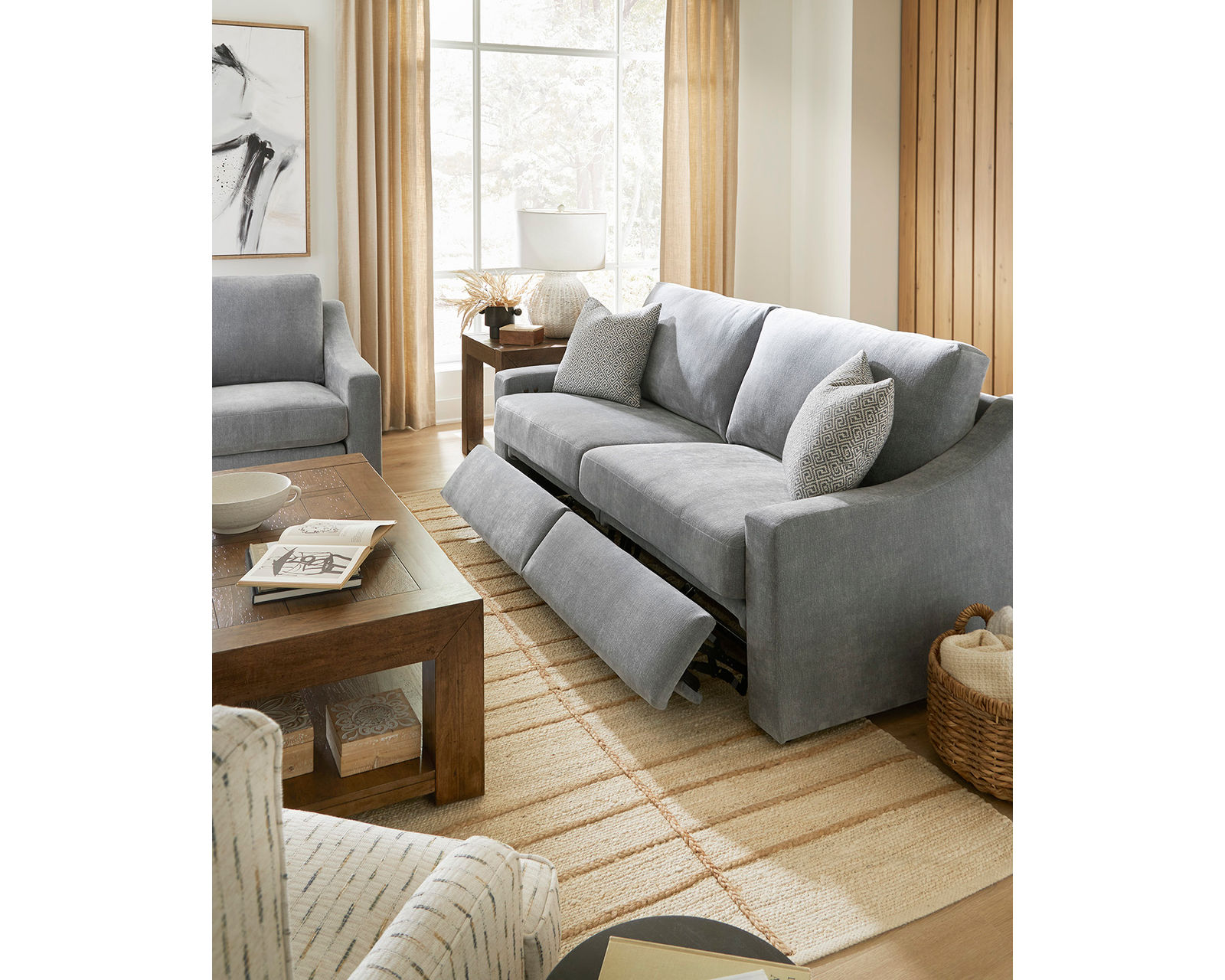 Cavrilly 85" Incliner Sofa (+50 fabrics) - Cavrilly 85" Incliner Sofa