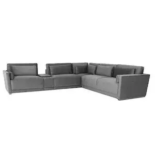 Layout D: Five Piece Sectional 137" x 123"
