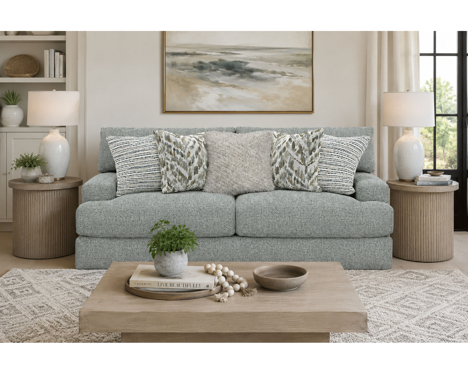 Brett 93" Sofa (includes pillows) 2 colors - The Difference Is in the Details.