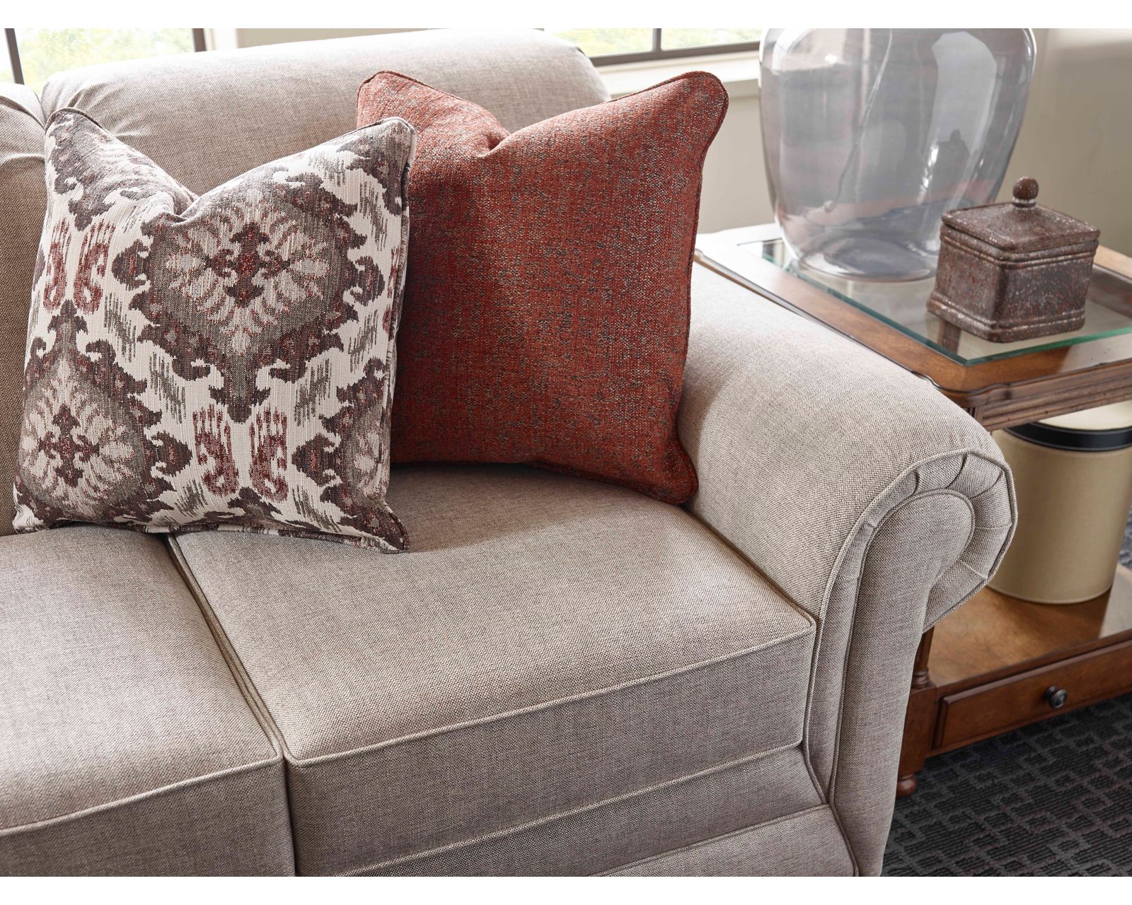 Monroe Stationary Sectional  (+101 Standard and Performance Fabrics) - Quality Made in the USA