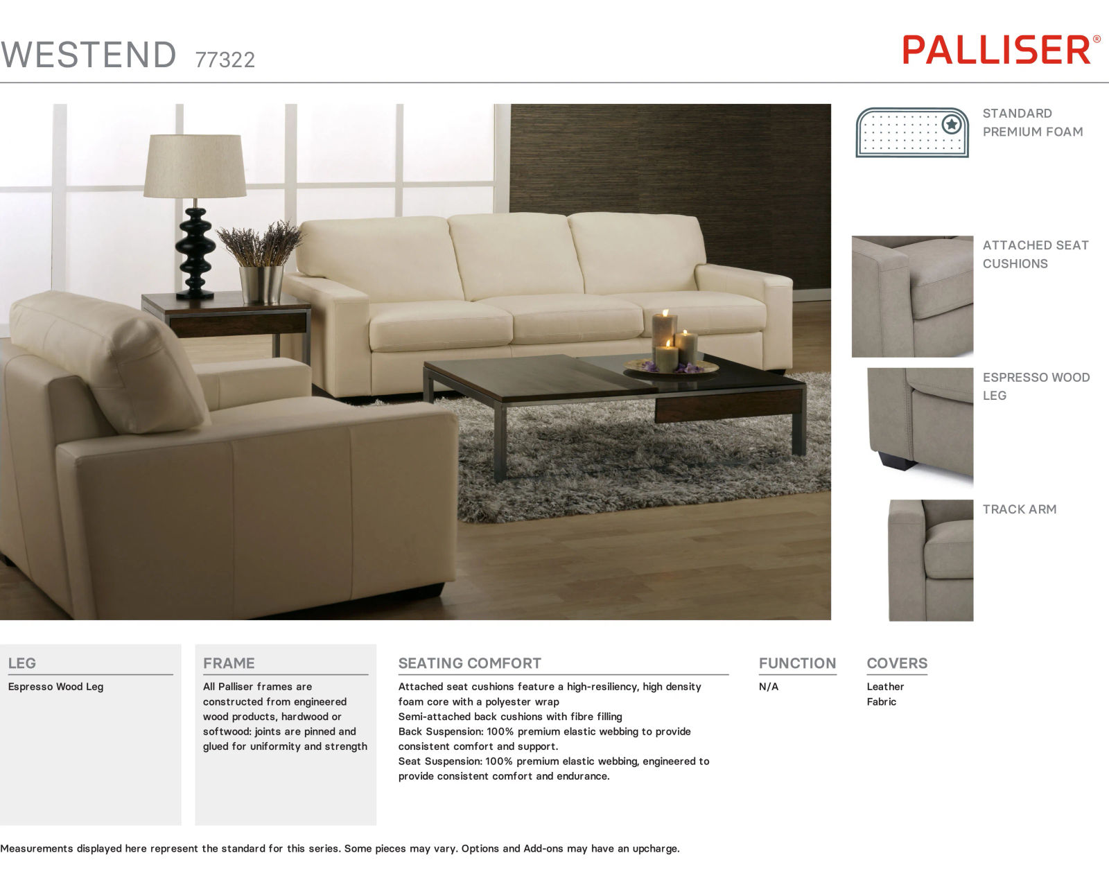 Westend 77322 Sectional (+100 leathers) - Westend Collection