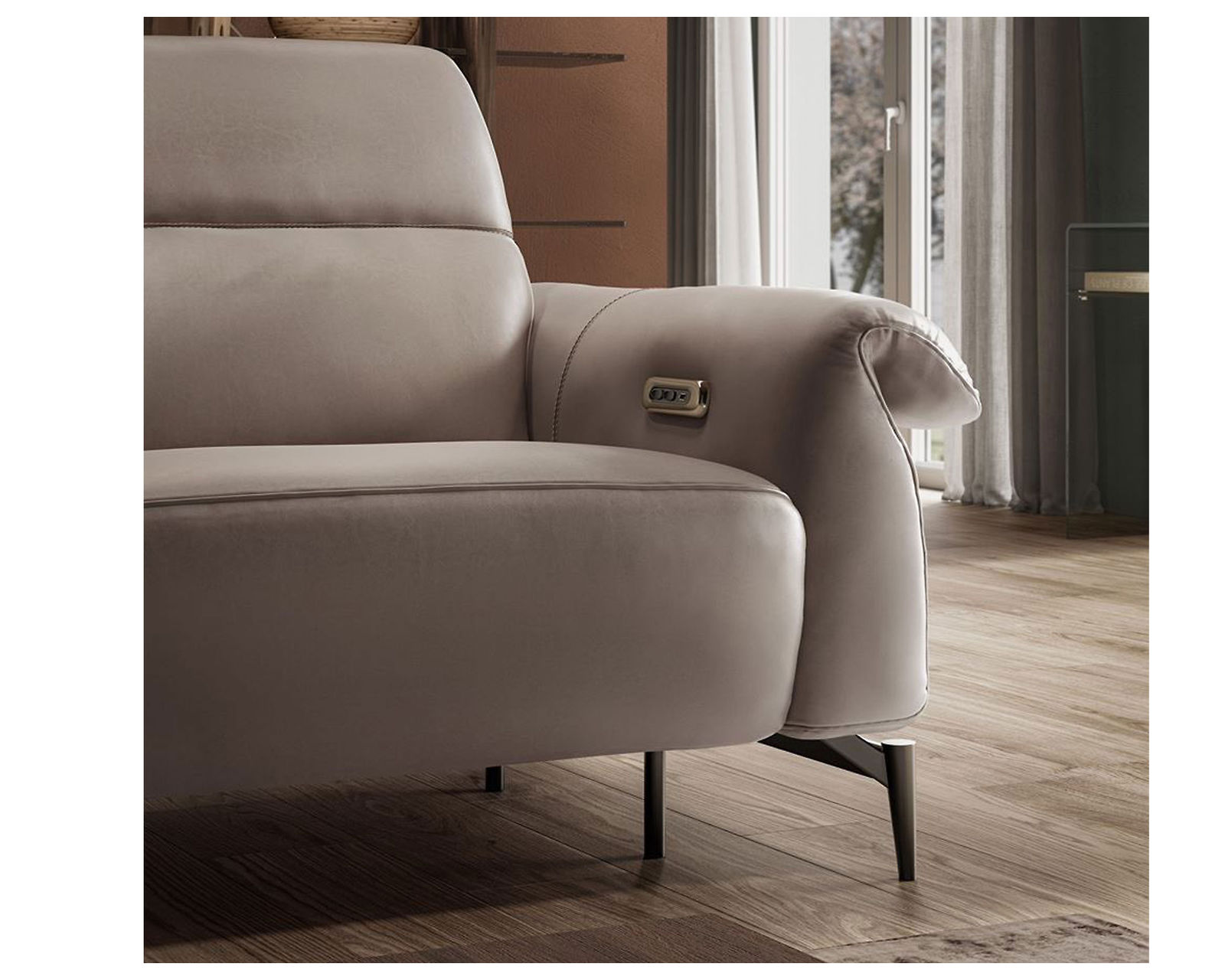 Leggiadro C143 Power Reclining Sectional (+50 leathers)