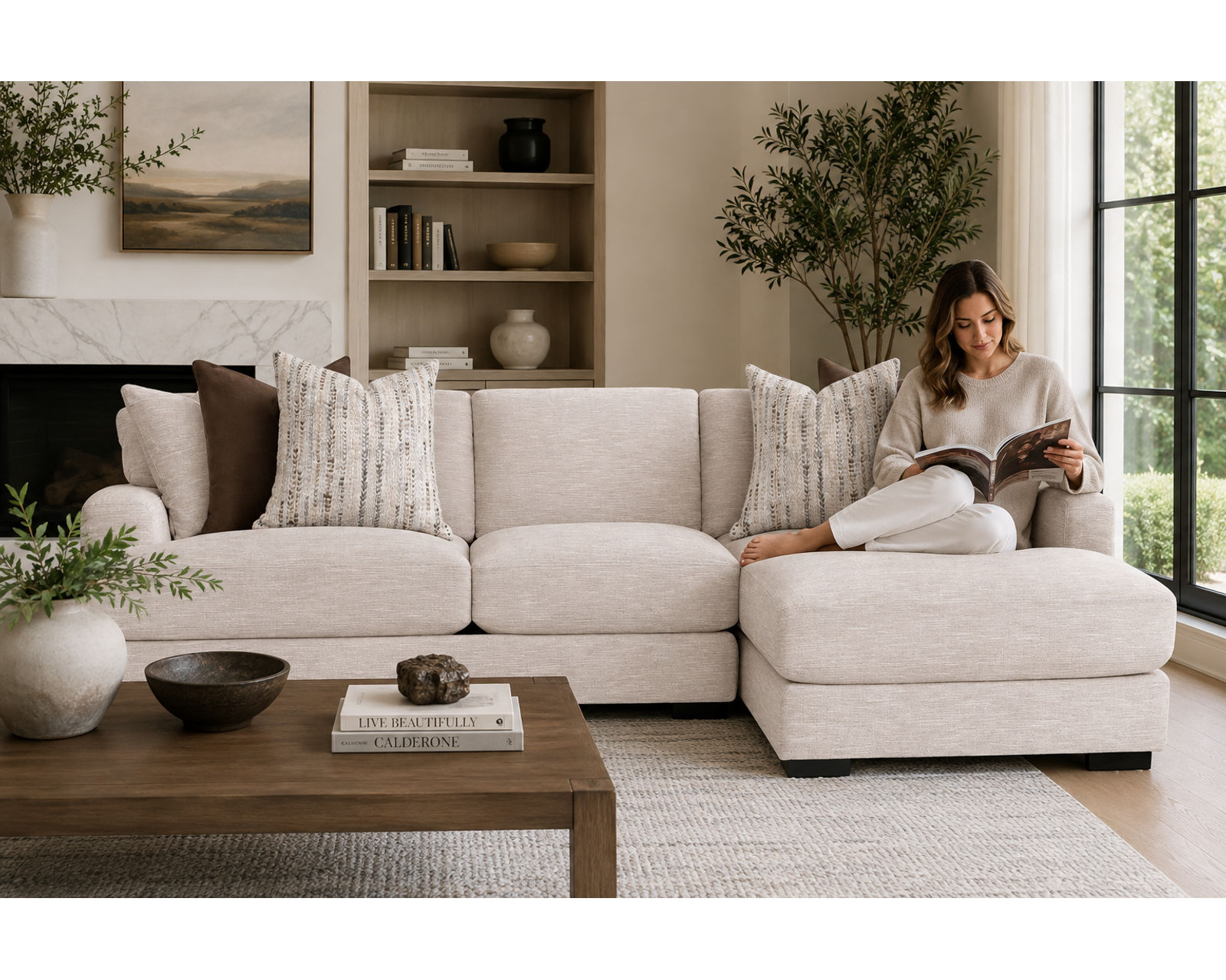 Hannigan 808 Modular Sectional (Designer Style. Sink-In Comfort. Made for the Way You Live.) - Beautifully Designed Rooms. Effortlessly Yours.