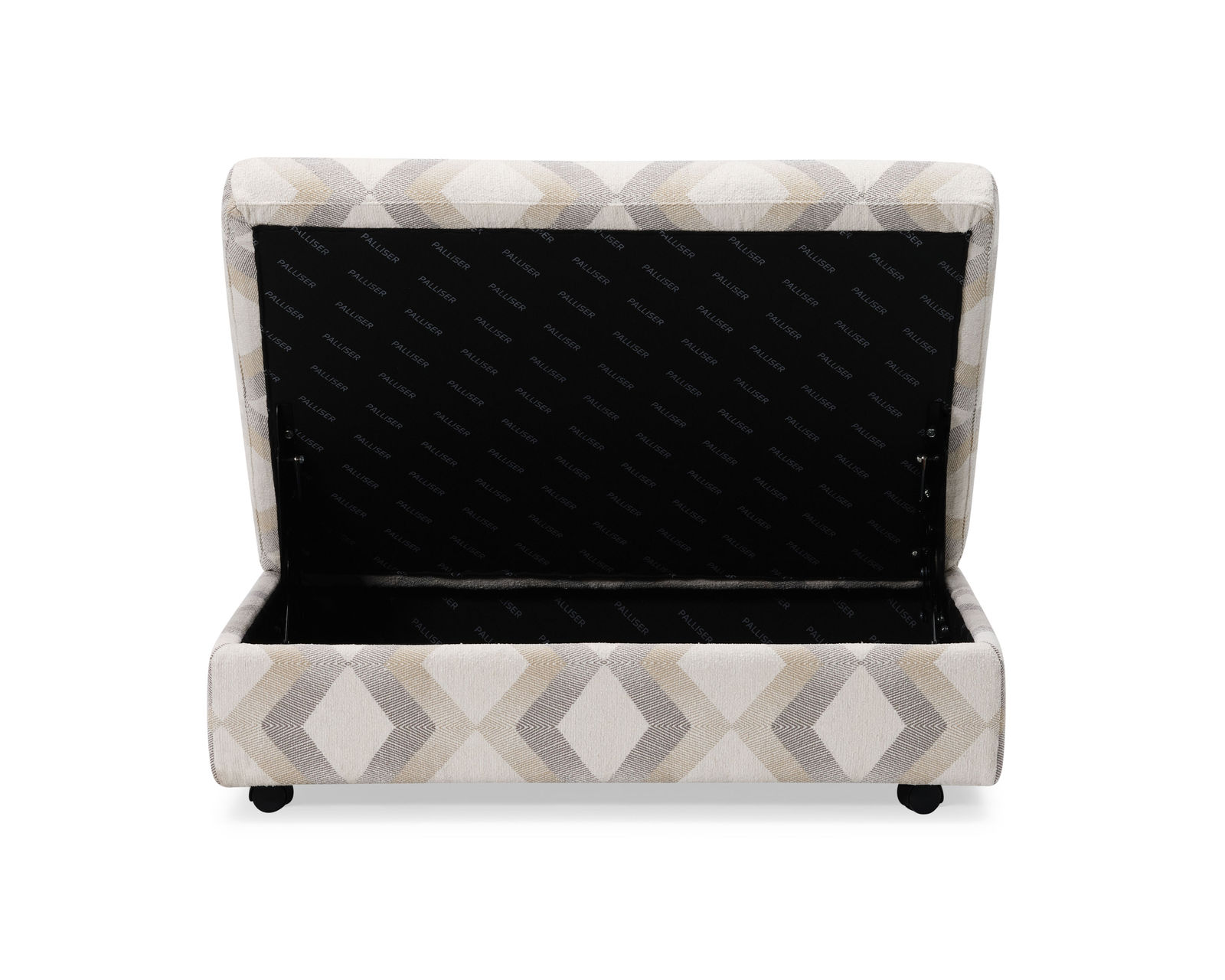 Madison 77658 Modern English Sectional (+60 fabrics) - Madison Storage Ottoman