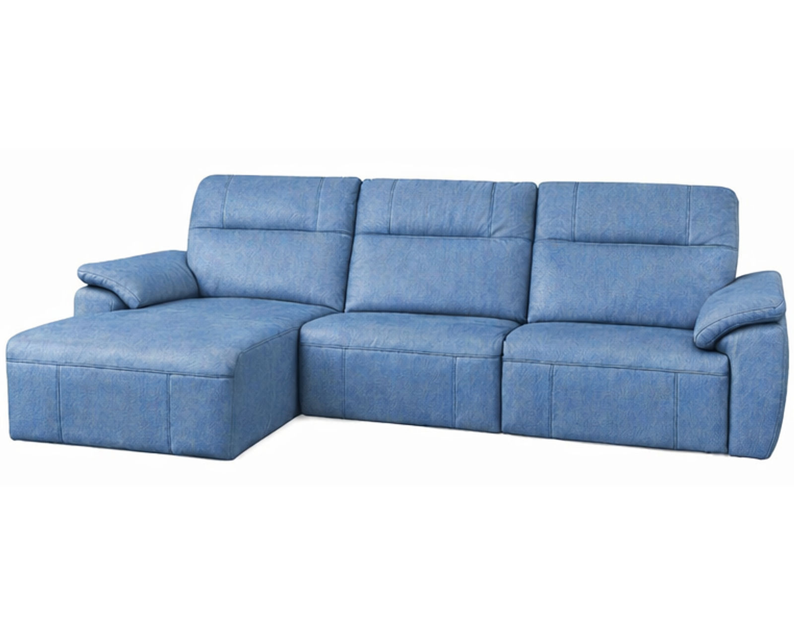 Rowan 4077 Reclining Chaise Sectional (standard and wide seat widths) +140 leathers  - Chaise Available on the Left or Right Side