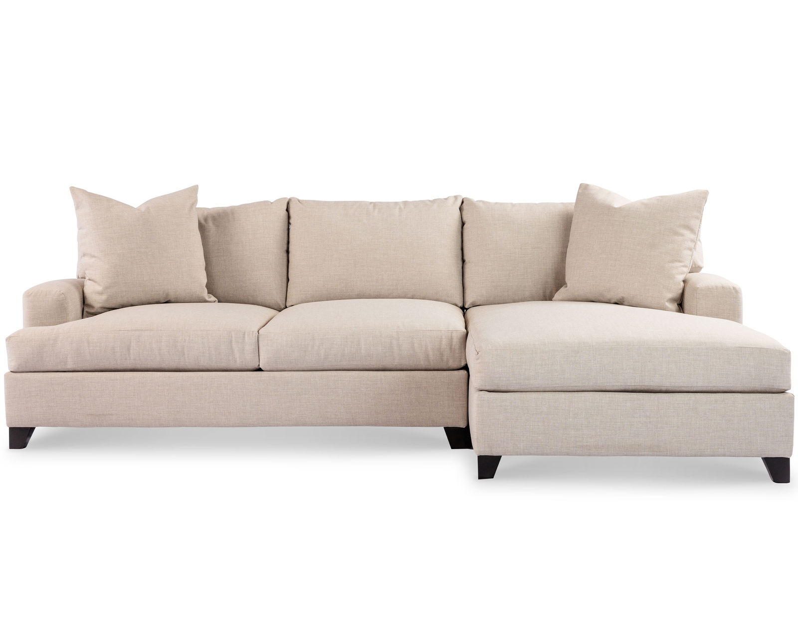 Colt Stationary Sectional (100+ fabrics) Down Cushions - Sectional Layout A