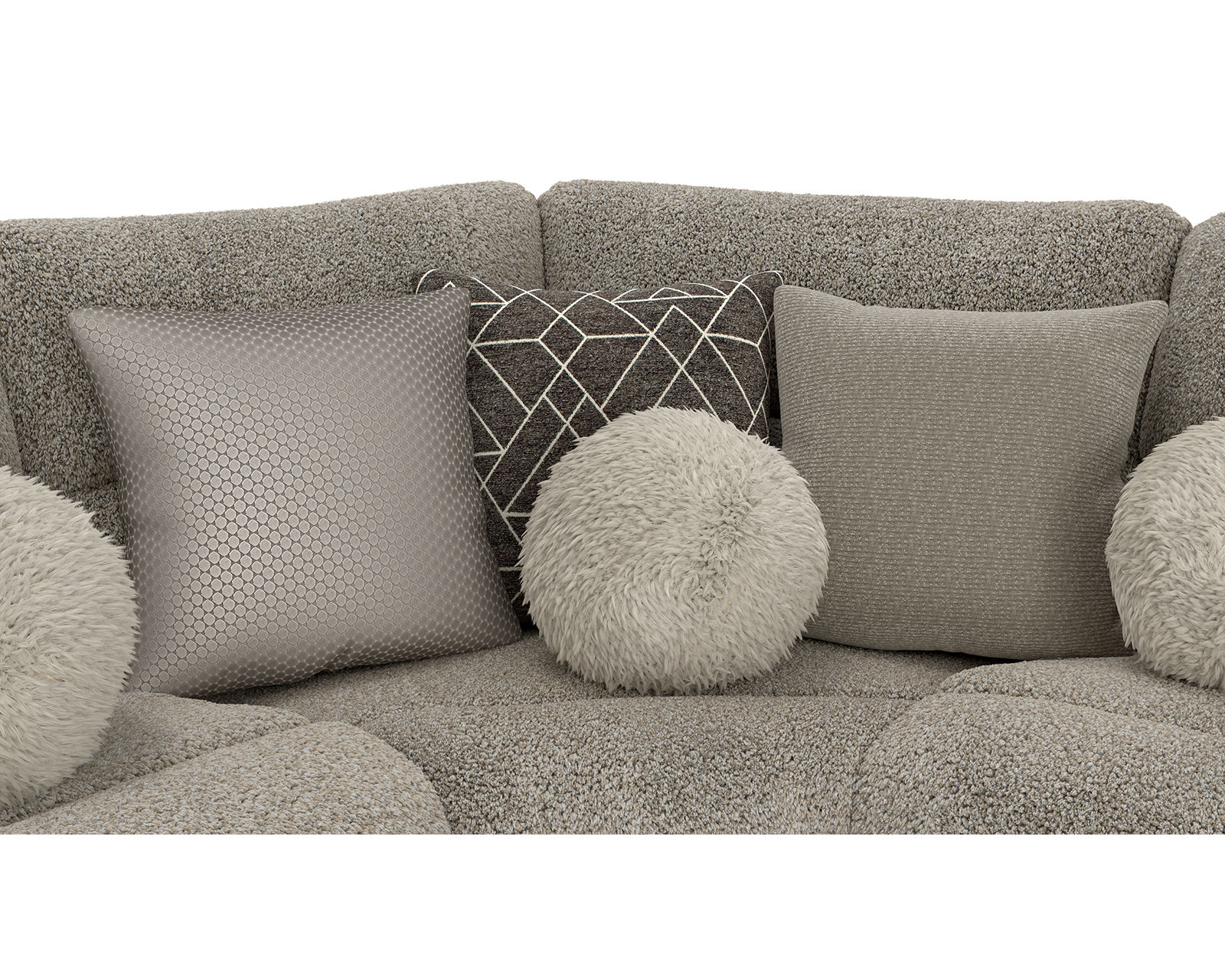 Rendezvous Deep Seat Modular Power Reclining Sectional (includes pillows) 400 lb. weight capacity - From Movie Night to Every Night—Comfort Lives Here.