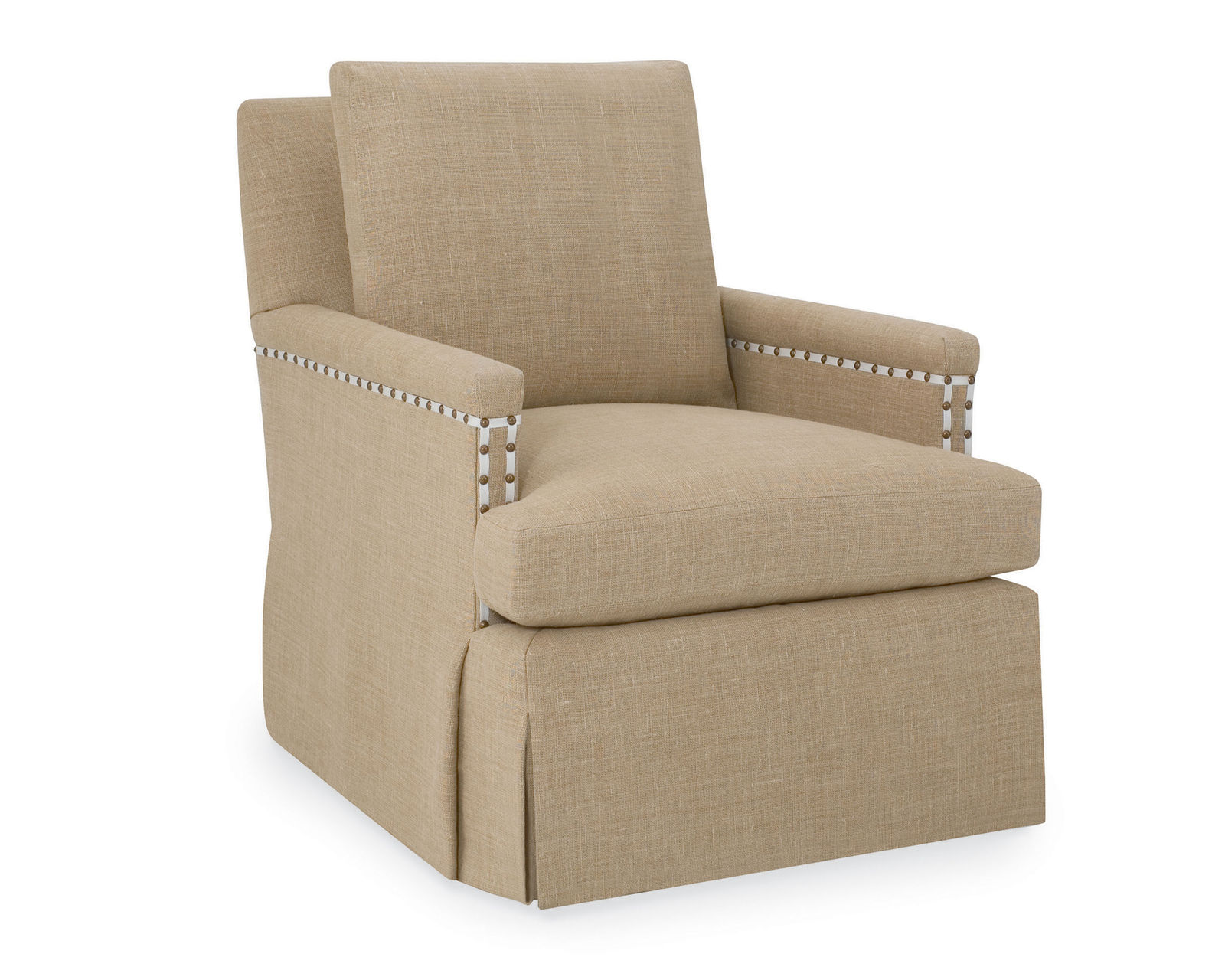 Clara Nail Head Chair - Swivel Available (+75 fabrics)