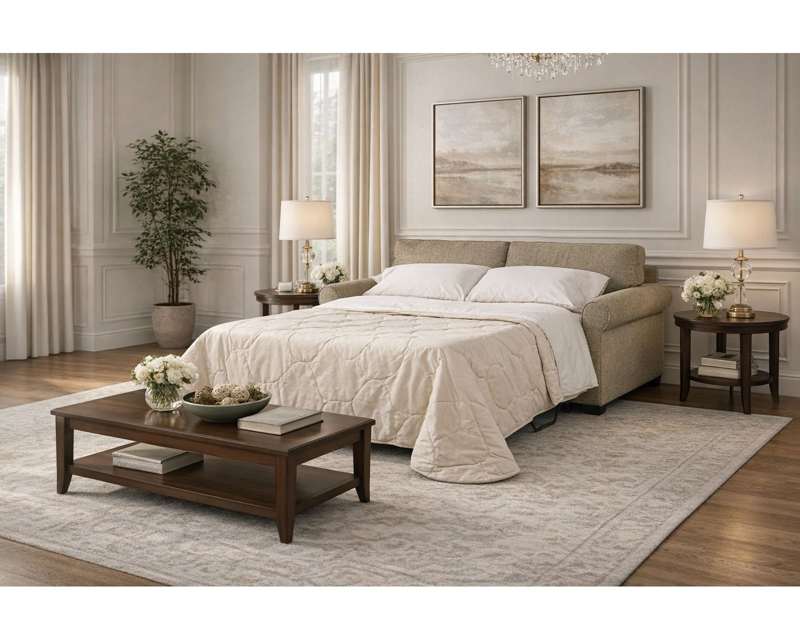 Seabury Twin-Full or Queen Sleeper  (+100 Standard and Performance Fabrics) - Seabury Queen Sleeper