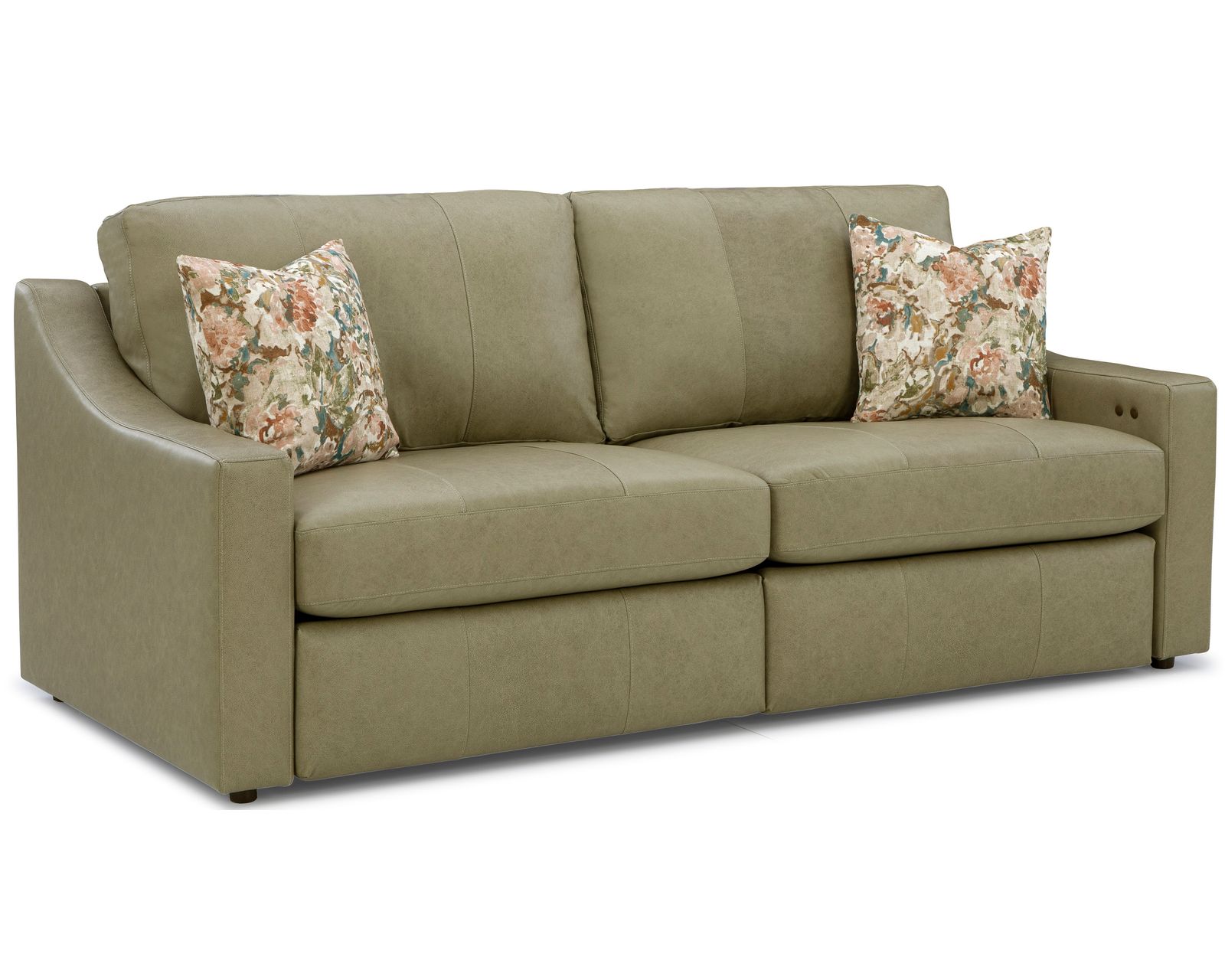 Cavrilly 85" Incliner Leather Sofa (+40 leathers) - Cavrilly 85" Leather Incliner Sofa