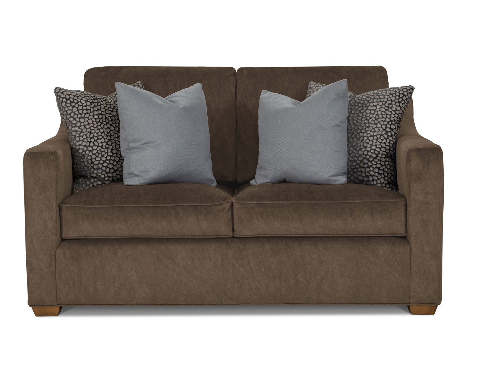 Milo 7050 Sofa (97") +100 fabrics - Milo 62" Loveseat without Nailhead Trim