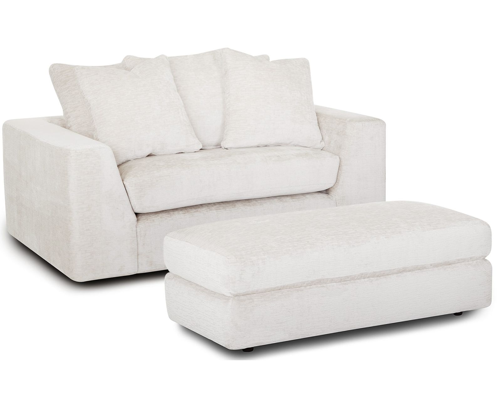 Haswell 99" Pillow Back Sofa (Sink-In Comfort. Modern Style. Made to Relaxation) - Everything You Need for a Beautifully Designed Room.